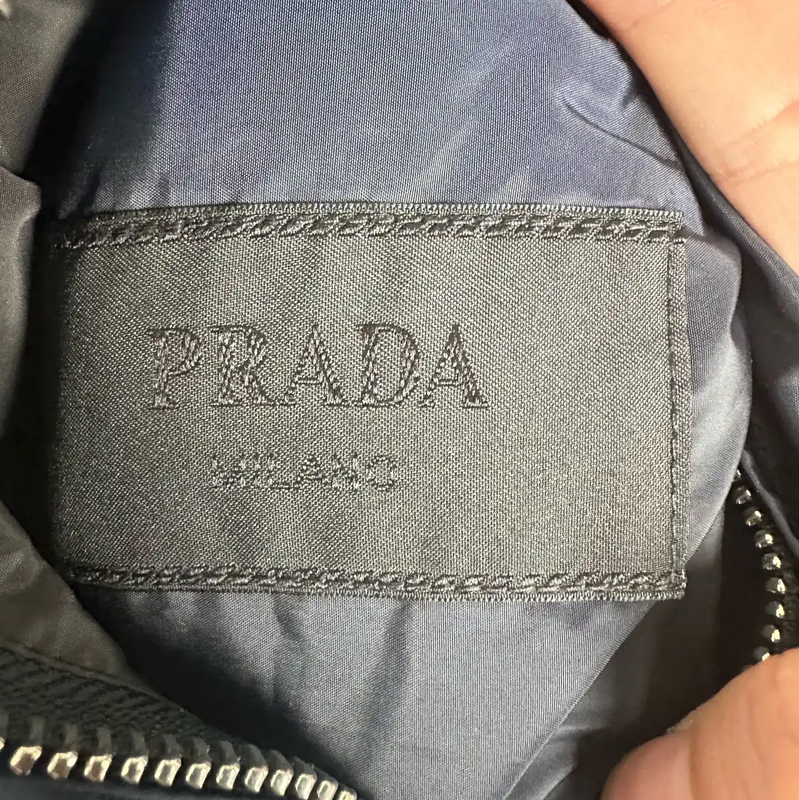 Prada Long Sleeve Navy Men's Outerwear Jacket