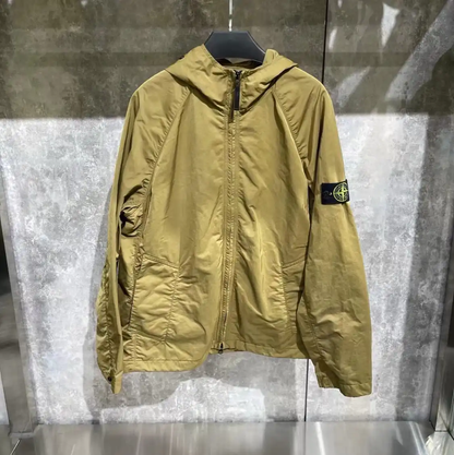 Stone Island Yellow Hooded Jacket 0089