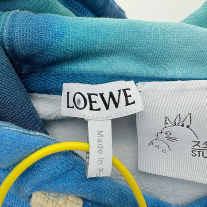 Loewe Blue Men's Hoodie with Unique Design 0089