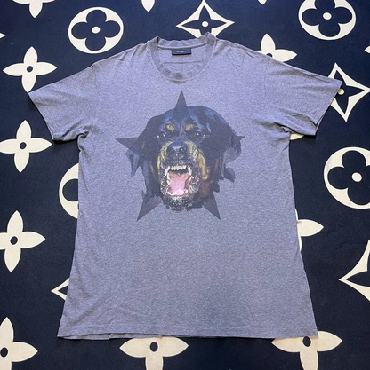 Givenchy Men’s Gray Short Sleeve T-Shirt 0089
