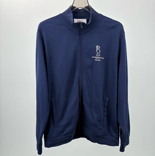Prada Blue Zip-Up Jacket for Men