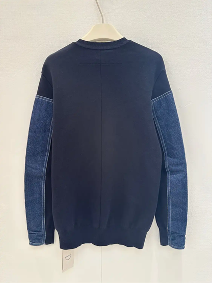 Givenchy Colorblock Cotton Long Sleeve Sweatshirt 0089