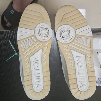 Louis Vuitton White Cement Low-Top Trainers 0079