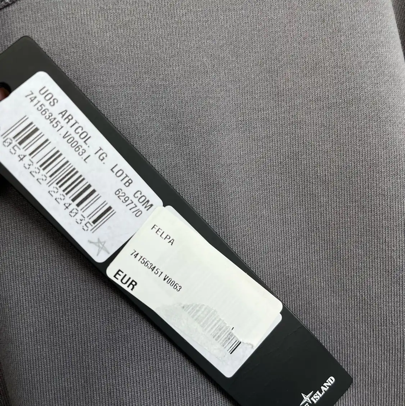 Stone Island Gray Men's Hoodie with Pocket Design 0089