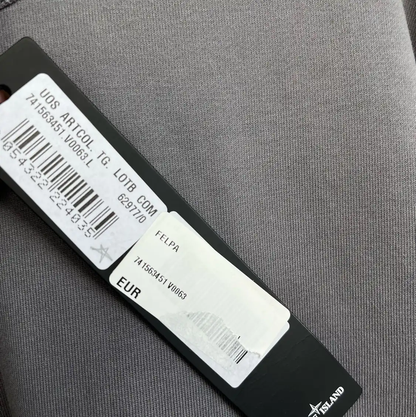 Stone Island Gray Men's Hoodie with Pocket Design 0089