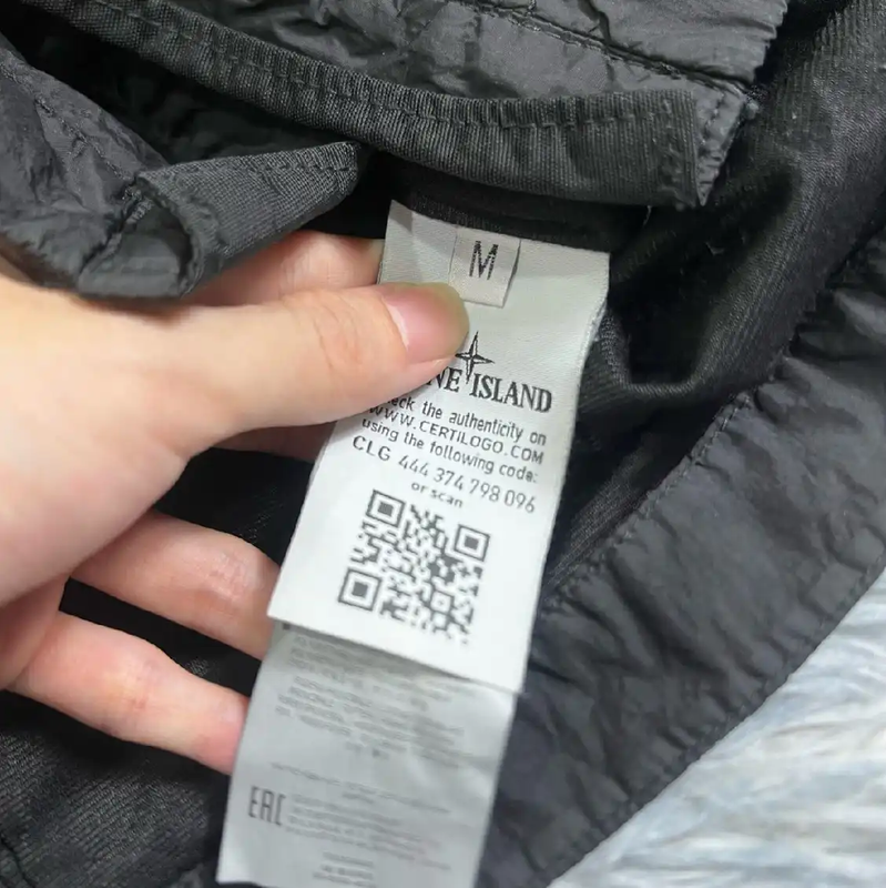 Stone Island Black Cotton Men's Jacket 0089