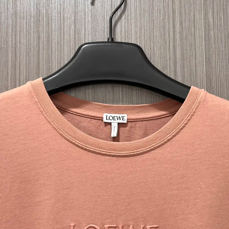 Loewe Pink Cotton T-Shirt for Men 0089