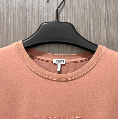 Loewe Pink Cotton T-Shirt for Men 0089
