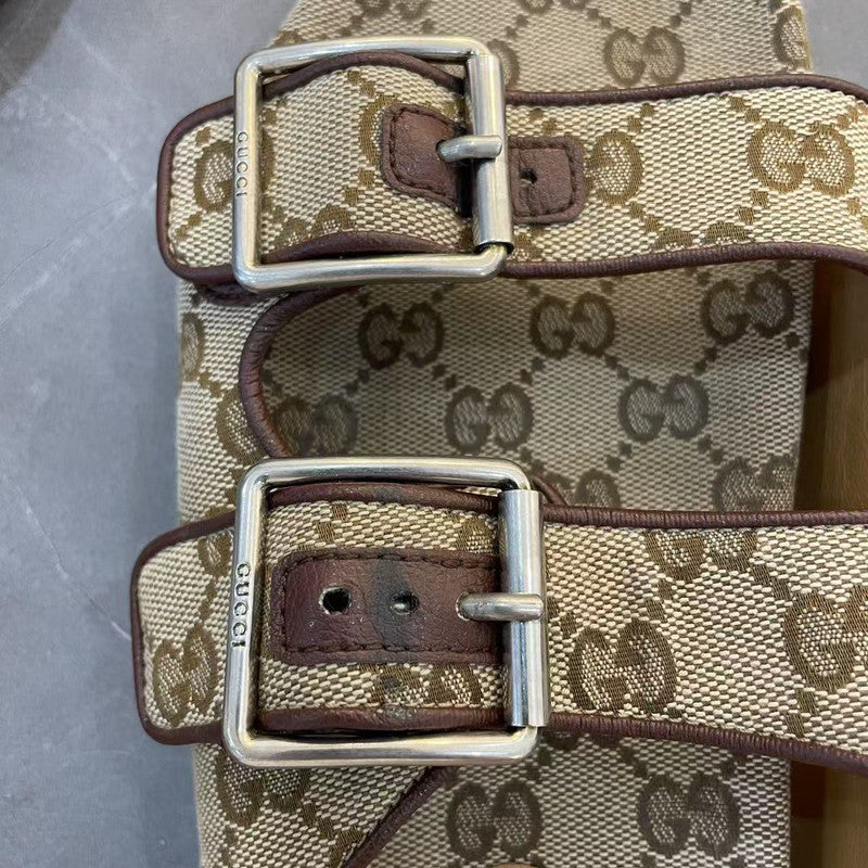 Gucci Double G Logo Buckle Slide Sandals 0079
