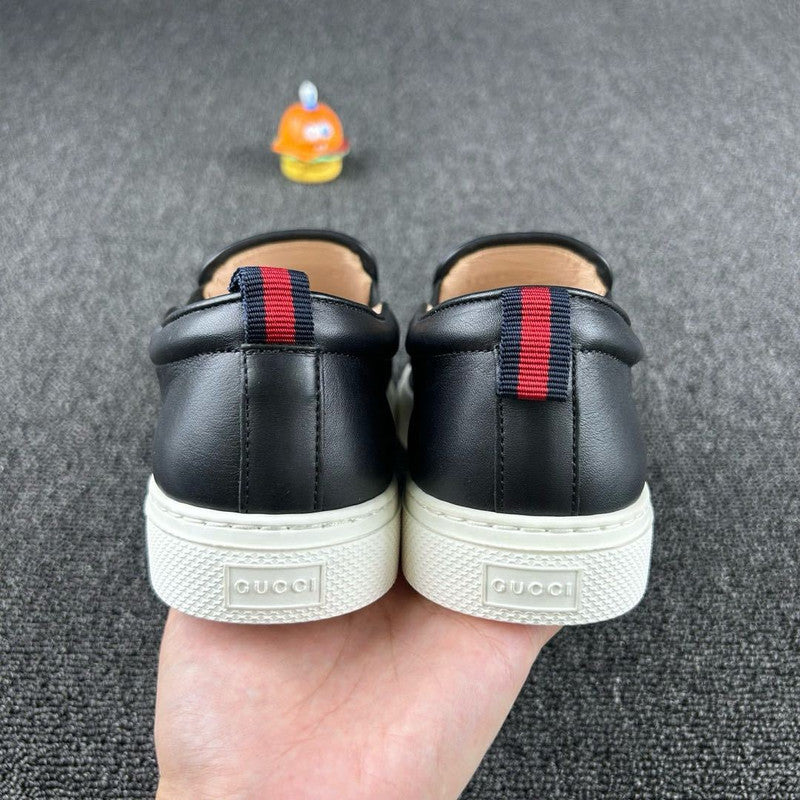 Gucci Rainbow Icon Leather Slip-On Sneakers 0079