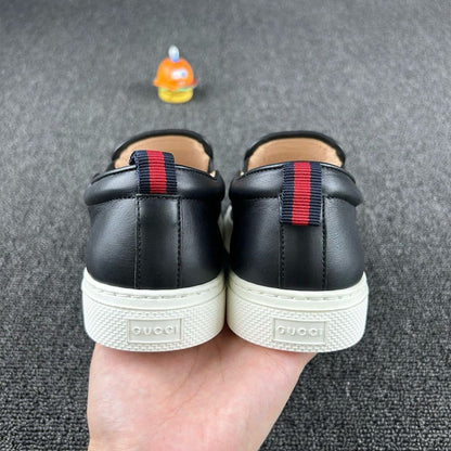 Gucci Rainbow Icon Leather Slip-On Sneakers 0079