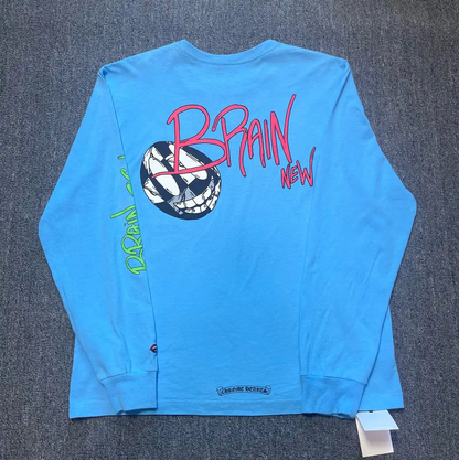 Chrome Hearts Long Sleeve Blue T-Shirt 0089