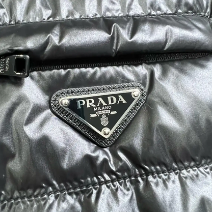 Prada Men's Black Puffer Jacket Size XL
