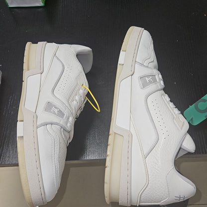 Louis Vuitton White Cement Low-Top Trainers 0079