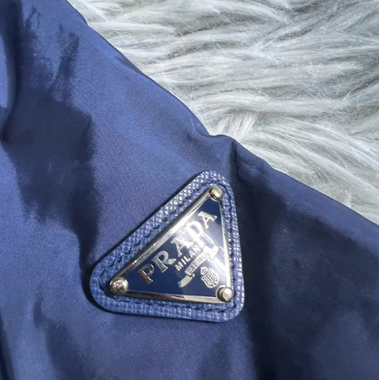 Prada M Blue Nylon Men's Jacket