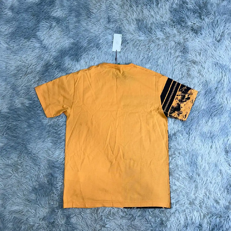 Stone Island Yellow Cotton Men's T-Shirt 0089