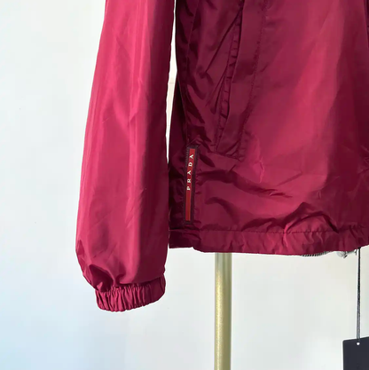 Prada Lightweight Red Polyester Men's Jacket