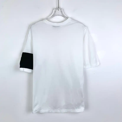 Prada Men's White Cotton T-Shirt with Pocket