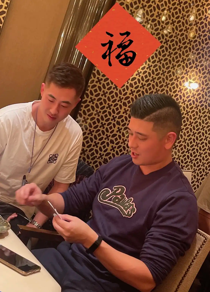 Loewe Summer Navy Blue Cotton Embroidered T-shirt 0089