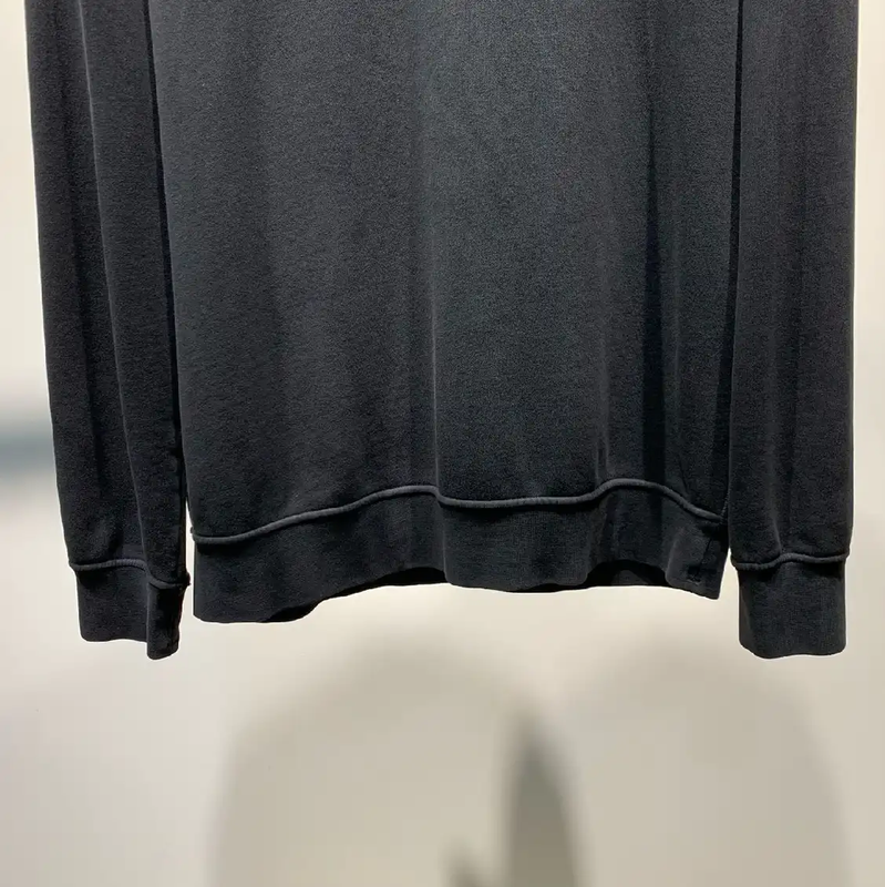 Stone Island Black Cotton Men's Hoodie 0089