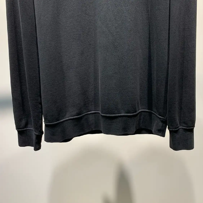 Stone Island Black Cotton Men's Hoodie 0089