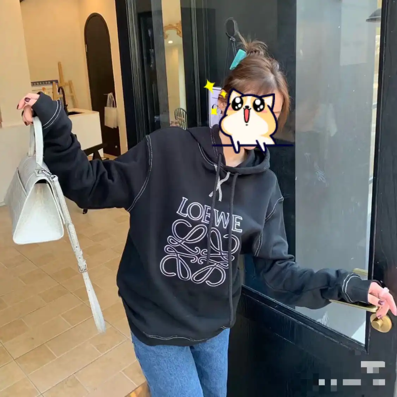 Loewe Black Cotton Men's Sweatshirt 0089