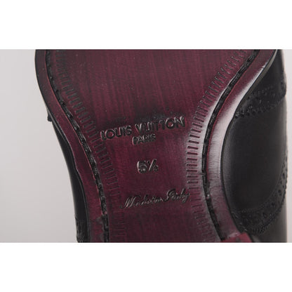 Louis Vuitton Stylish Black Casual Leather Shoes 0079