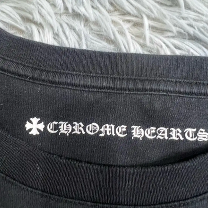 Chrome Hearts Black Long Sleeve Cotton Sweatshirt 0089