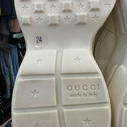 Gucci Rhyton Leather Sneakers for Kids 0079