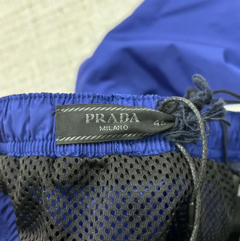 Prada Men's Summer Blue Nylon Shorts