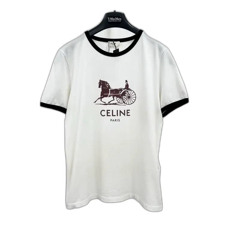 Celine Short Sleeve Print T-Shirt