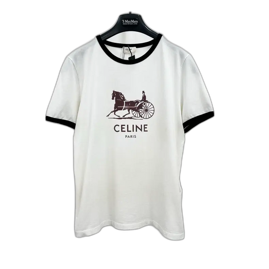 Celine Short Sleeve Print T-Shirt