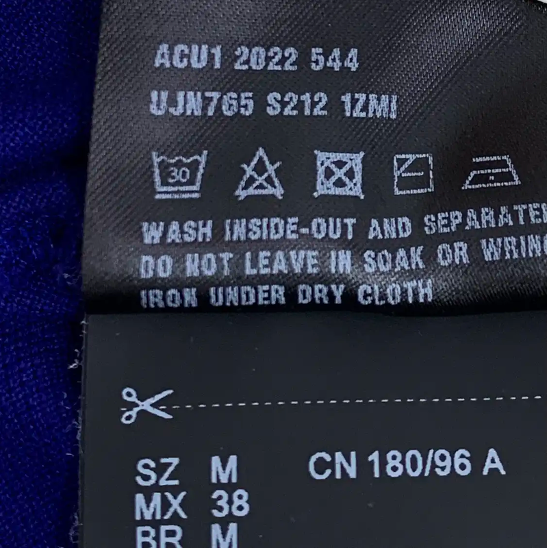 Prada Men's Cotton Polo Shirt in Deep Blue