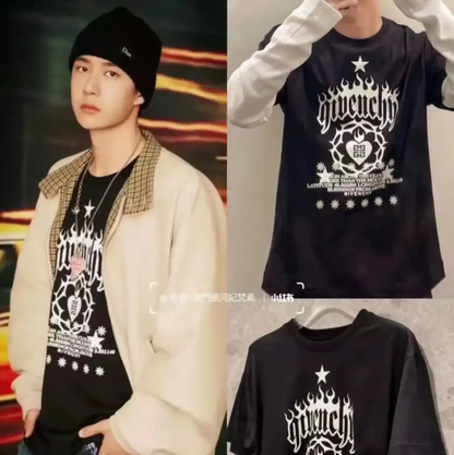 Givenchy Men's Black Cotton T-shirt 0089