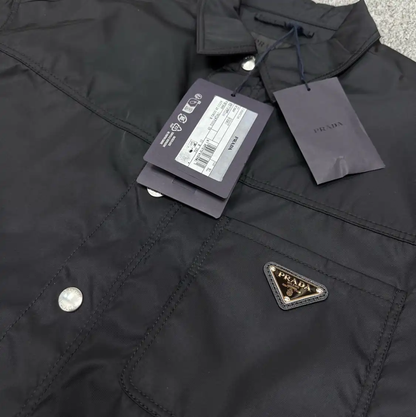 Prada Black Nylon Men's Overshirt