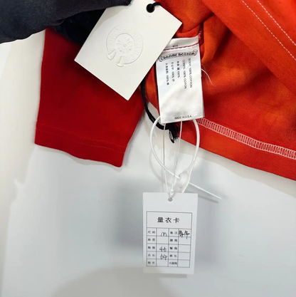 Chrome Hearts Orange and Red Long Sleeve T-Shirt 0089