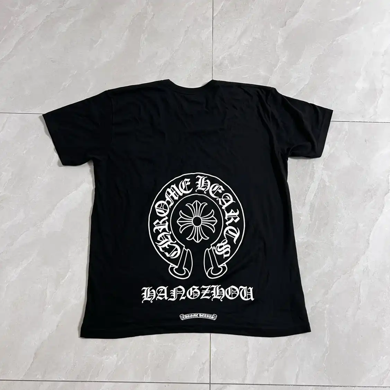Chrome Hearts Black Cotton XXL Men's T-Shirt 0089