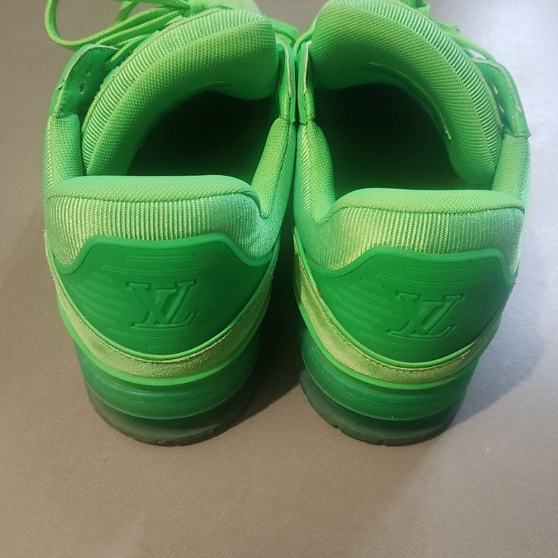 Louis Vuitton Green Trainer Sneakers for Men 0079