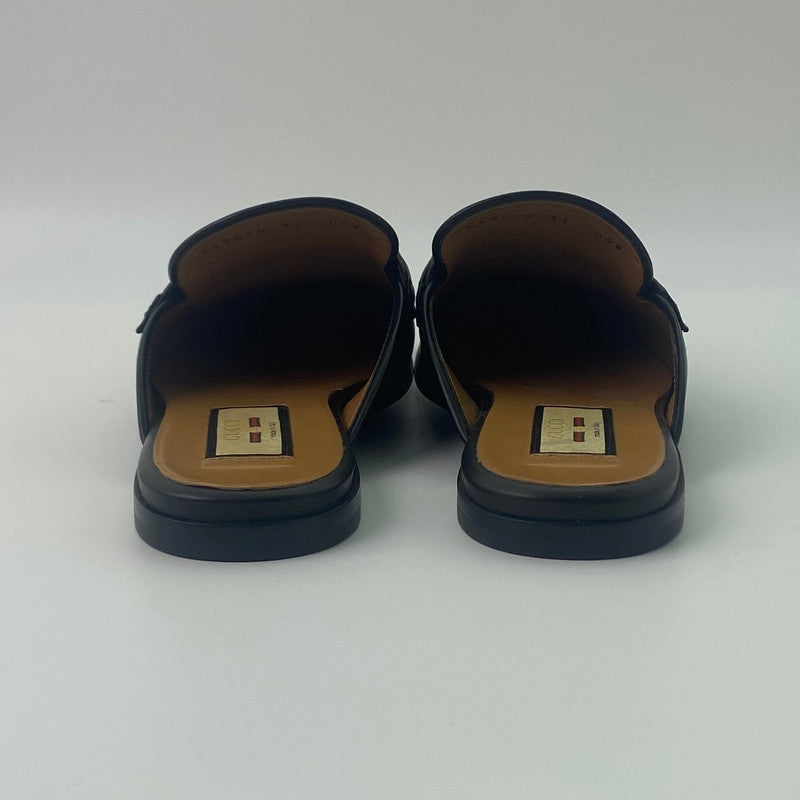 Gucci Black Interlocking Loafers with Tassels 0079