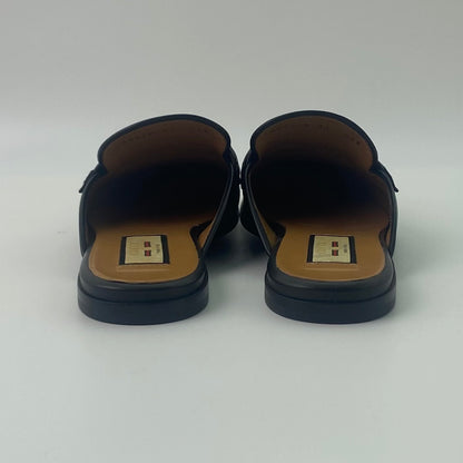 Gucci Black Interlocking Loafers with Tassels 0079