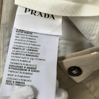 Prada Casual Pants in Khaki for Men