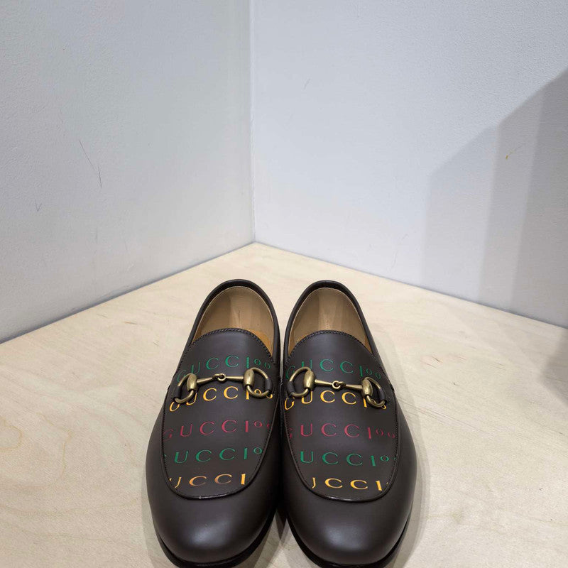 Gucci Casual Stylish Flat Shoes in Coffee Brown 0079