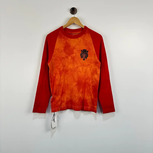 Chrome Hearts Orange and Red Long Sleeve T-Shirt 0089