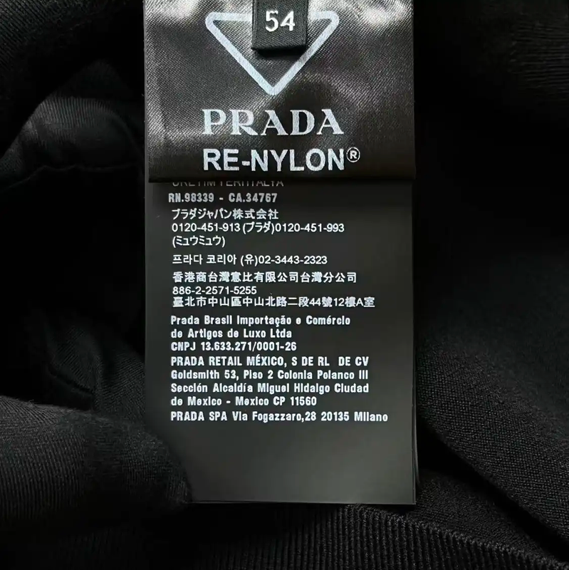 Prada Black Wool Long Coat for Men