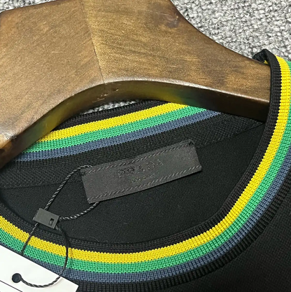 Prada Men's Black Cotton T-Shirt