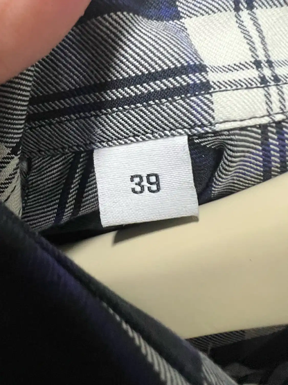 Givenchy Men's Long Sleeve Plaid Shirt 0089