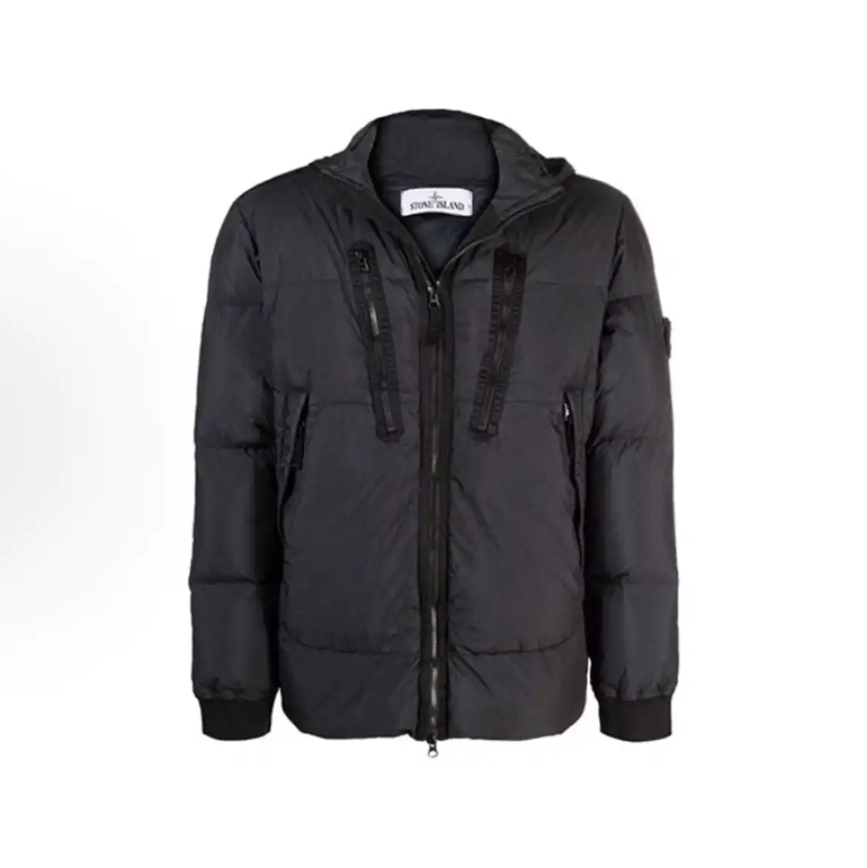 Stone Island Men's Black Down Jacket 0089