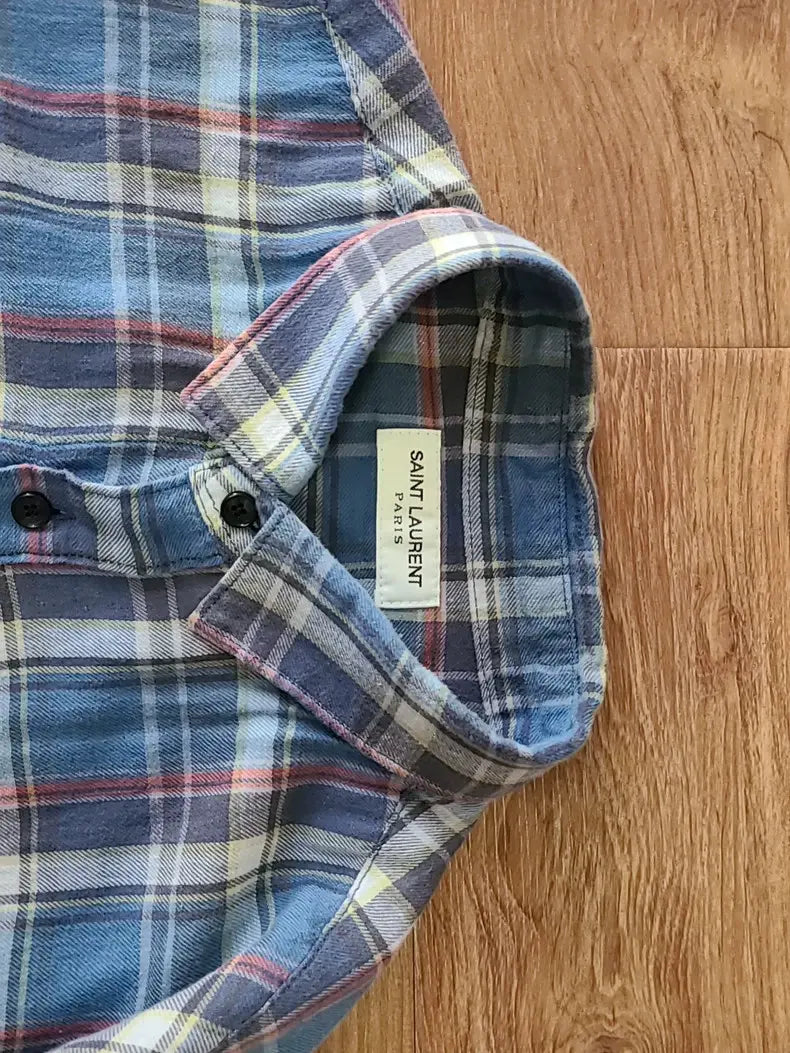 Saint Laurent Checkered Shirt Size M