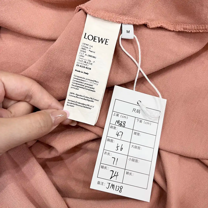 Loewe Pink Cotton T-Shirt for Men 0089