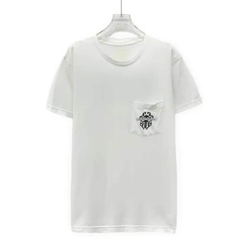 Chrome Hearts White Cotton T-Shirt for Men 0089